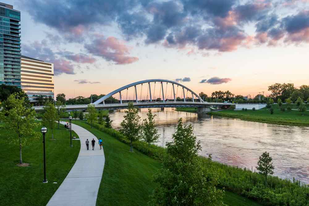 Uitzicht over Bicentennial Park